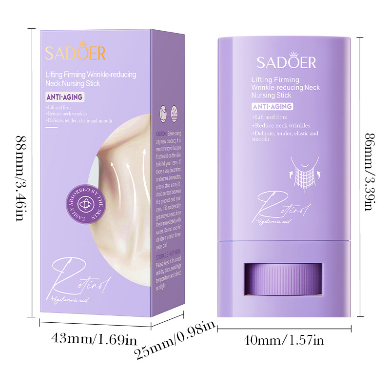 Lifting Firming Wrinkle-reducing Neck Nursing Stick Reduces Fine Lines &amp; Dry Lines Soft Tender Smoother Neck Skin
