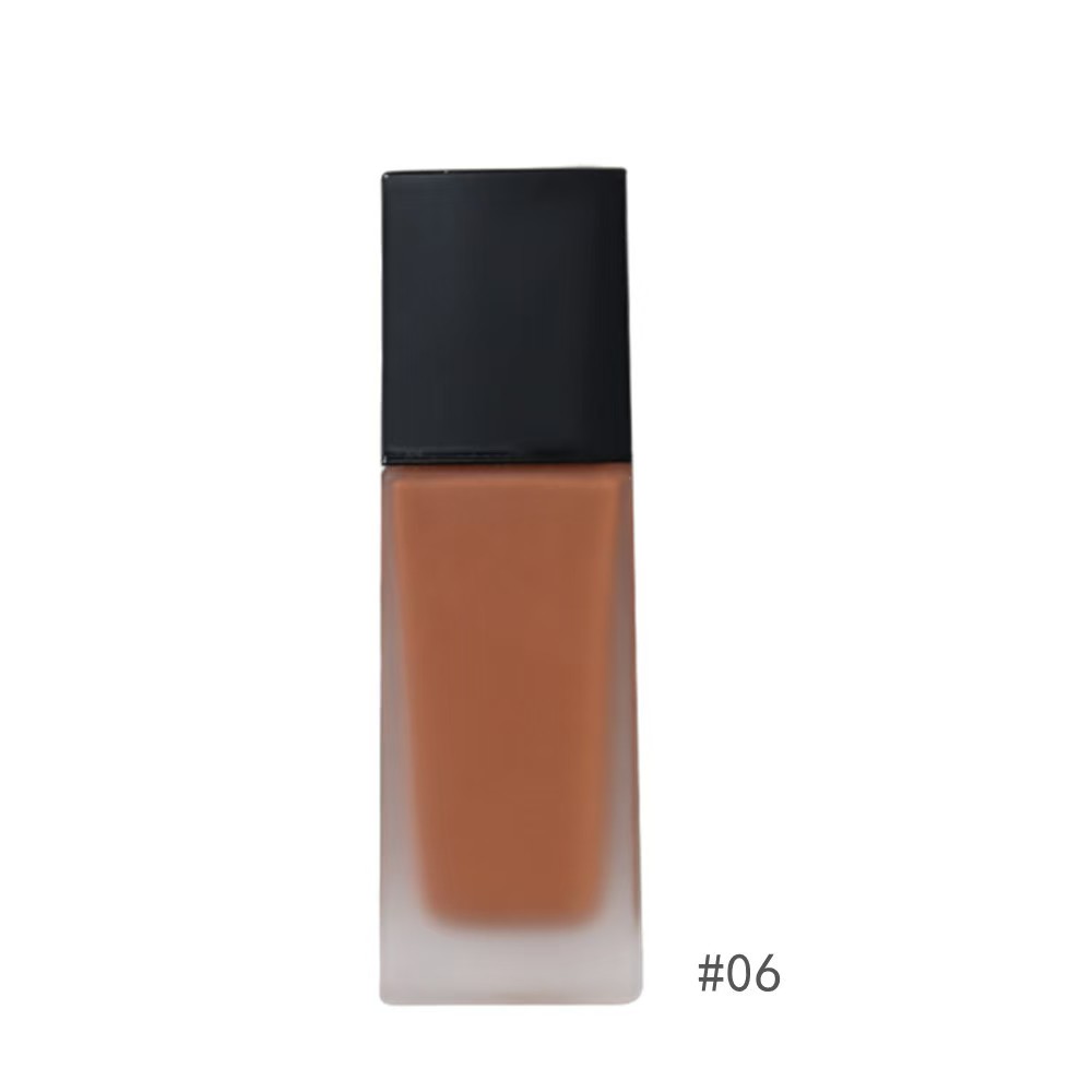 Face Makeup Waterproof Whitening Moisturizer Liquid Foundation Mirror Pore Minimizing Anti-Wrinkle Full Coverage Oil Control