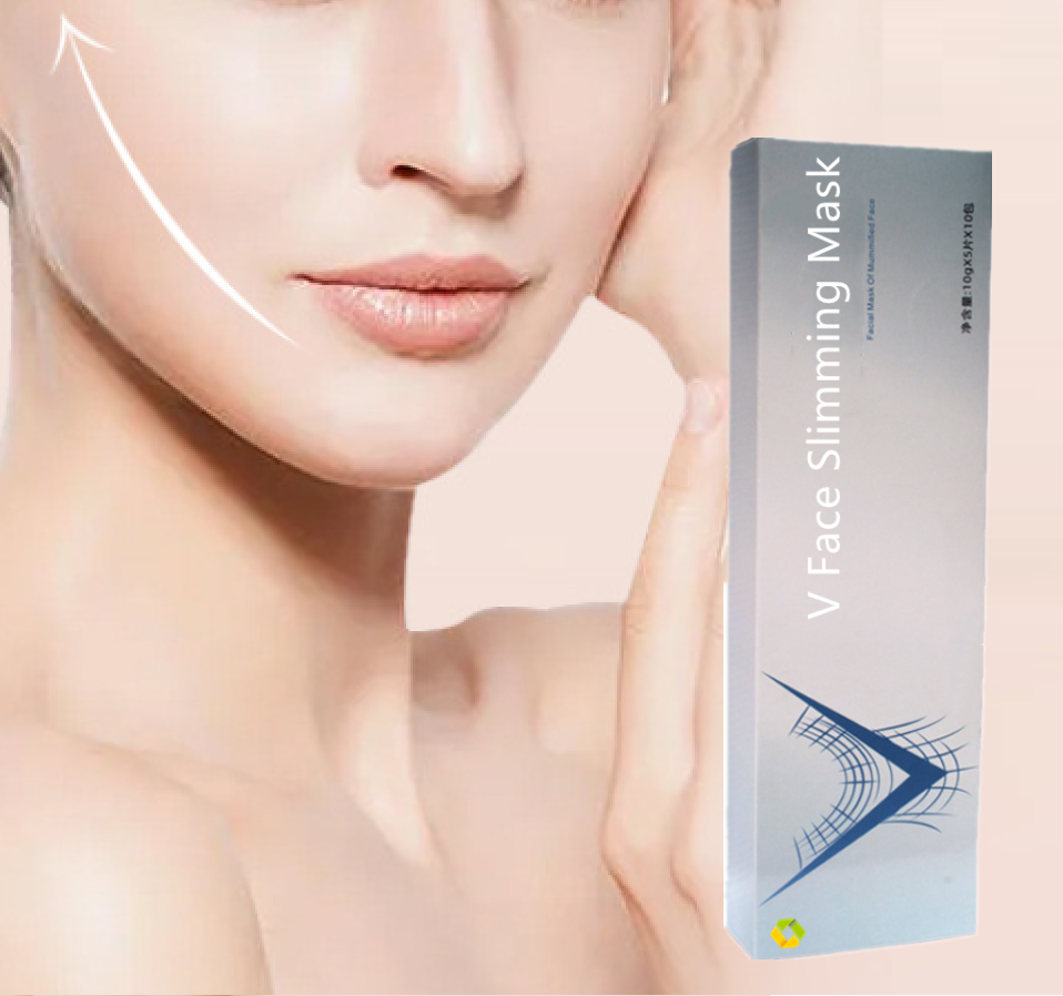 OEM ODM Private Label Mummy Dry Facial Sheet Mask Material Beauty Spa Use Gypsum Plaster 3D V Shape Lifting Slimming Firming