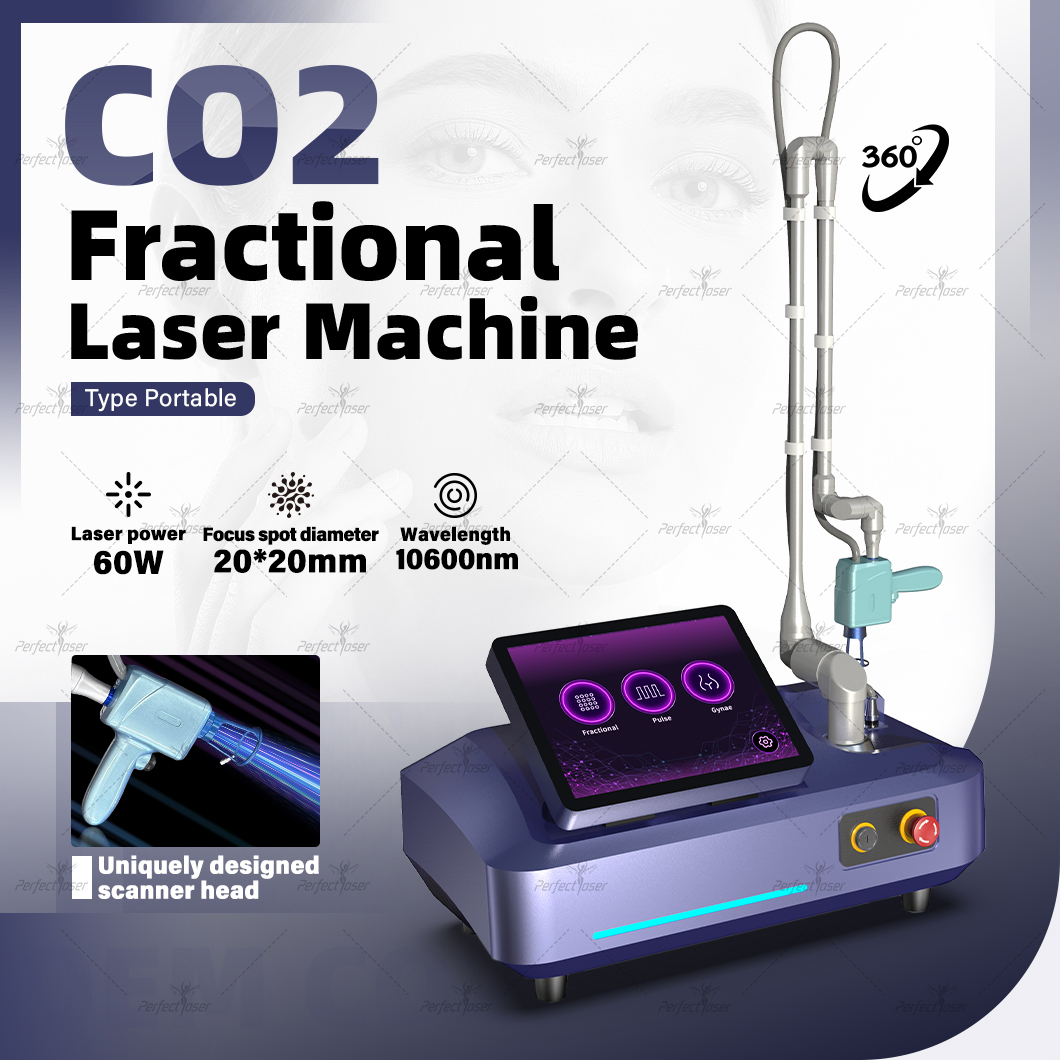 Desktop Model CO2 Fractional Laser Treatment Areas