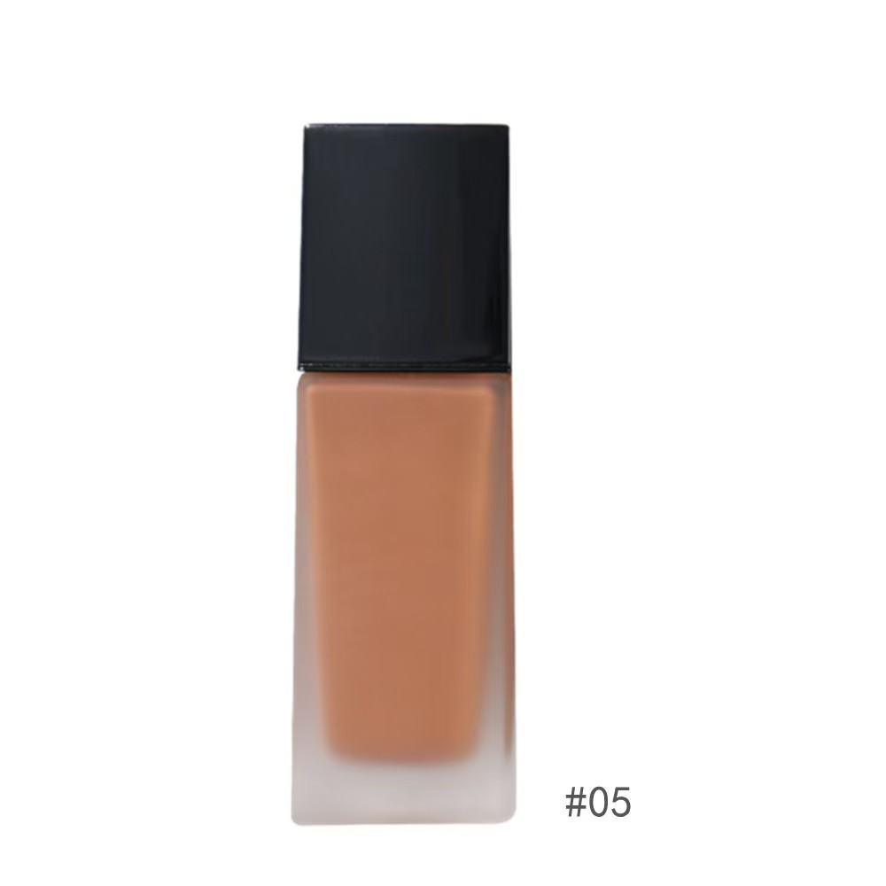 Face Makeup Waterproof Whitening Moisturizer Liquid Foundation Mirror Pore Minimizing Anti-Wrinkle Full Coverage Oil Control