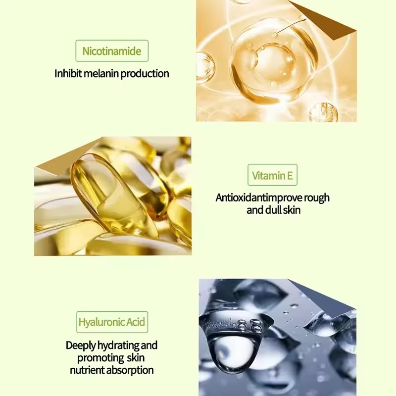 Nicotinamide Hyaluronic Acid Dark Spot Corrector Vitamin E Day Night Brightening Cream for Private Label OEM/ODM