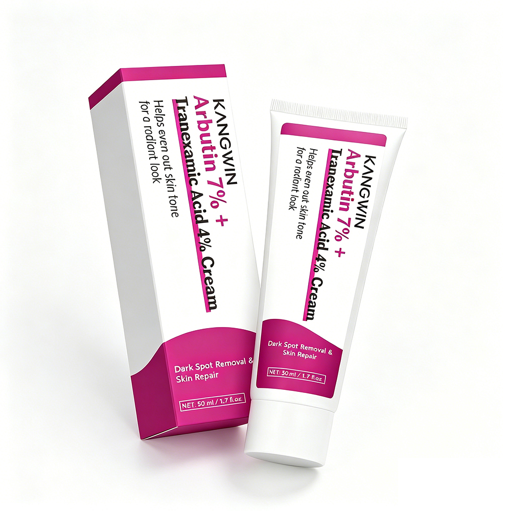 Cross-Border 7% Arbutin + 4% Tranexamic Acid Cream 50ml Neutral Packaging for Women Day Use Dark Spot Removal &amp; Skin Repair