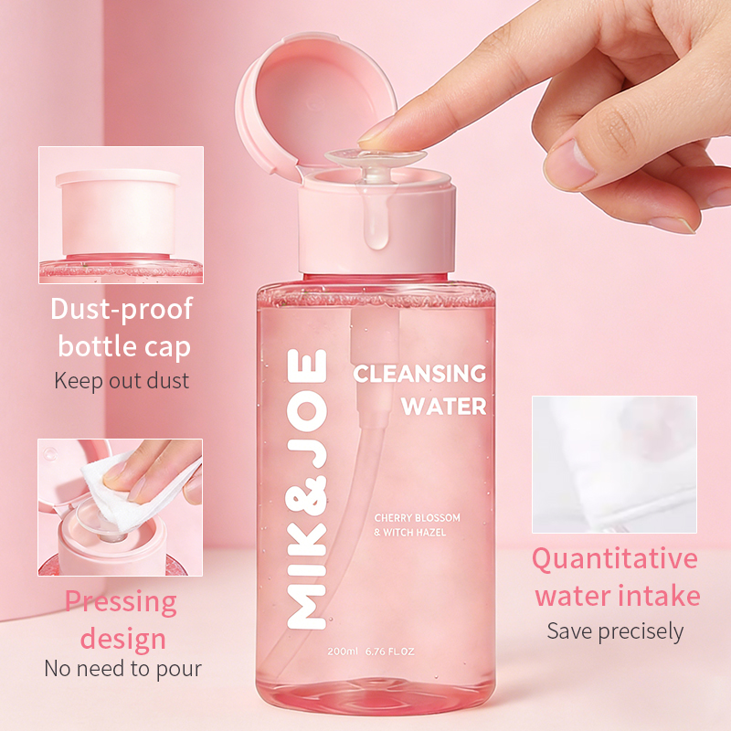 Alcohol Free 200ml Sebum Regulating Makeup Remover Water Improve Oily Skin