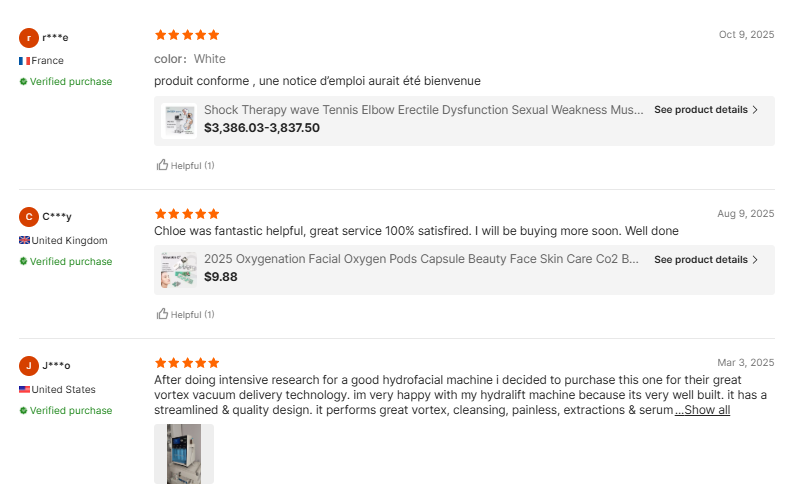 Customer feedback chat 1