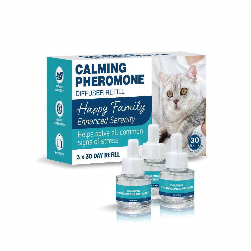 Instant Delivery 6-Pack Cat Calming Liquid Emotion Soothing Anxiety Relief Set Supplement