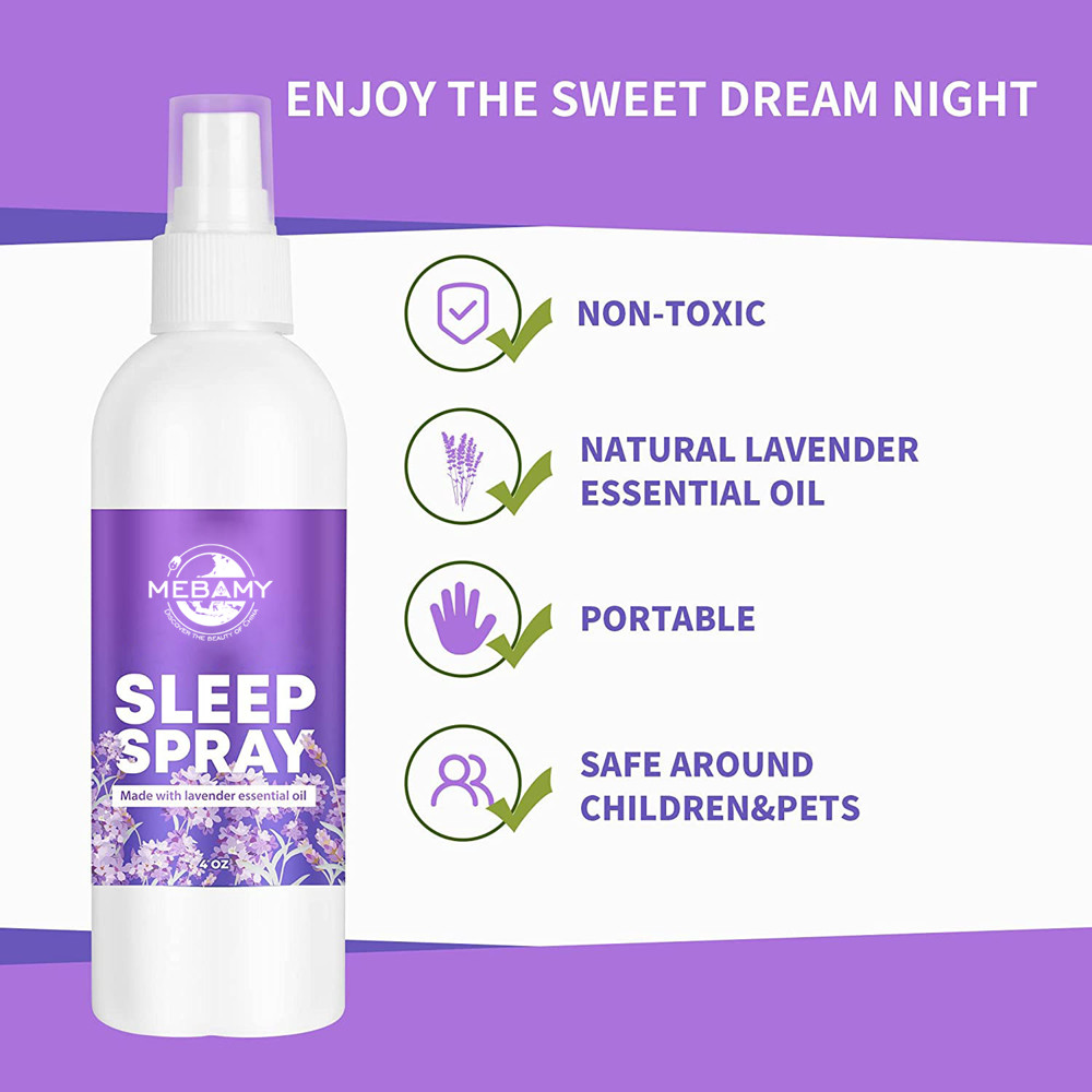 Hot Selling Lavender Sleep Spray Calming Pillow Mist for Night Use Promotes Relaxation Beauty &amp; Personal Care Product