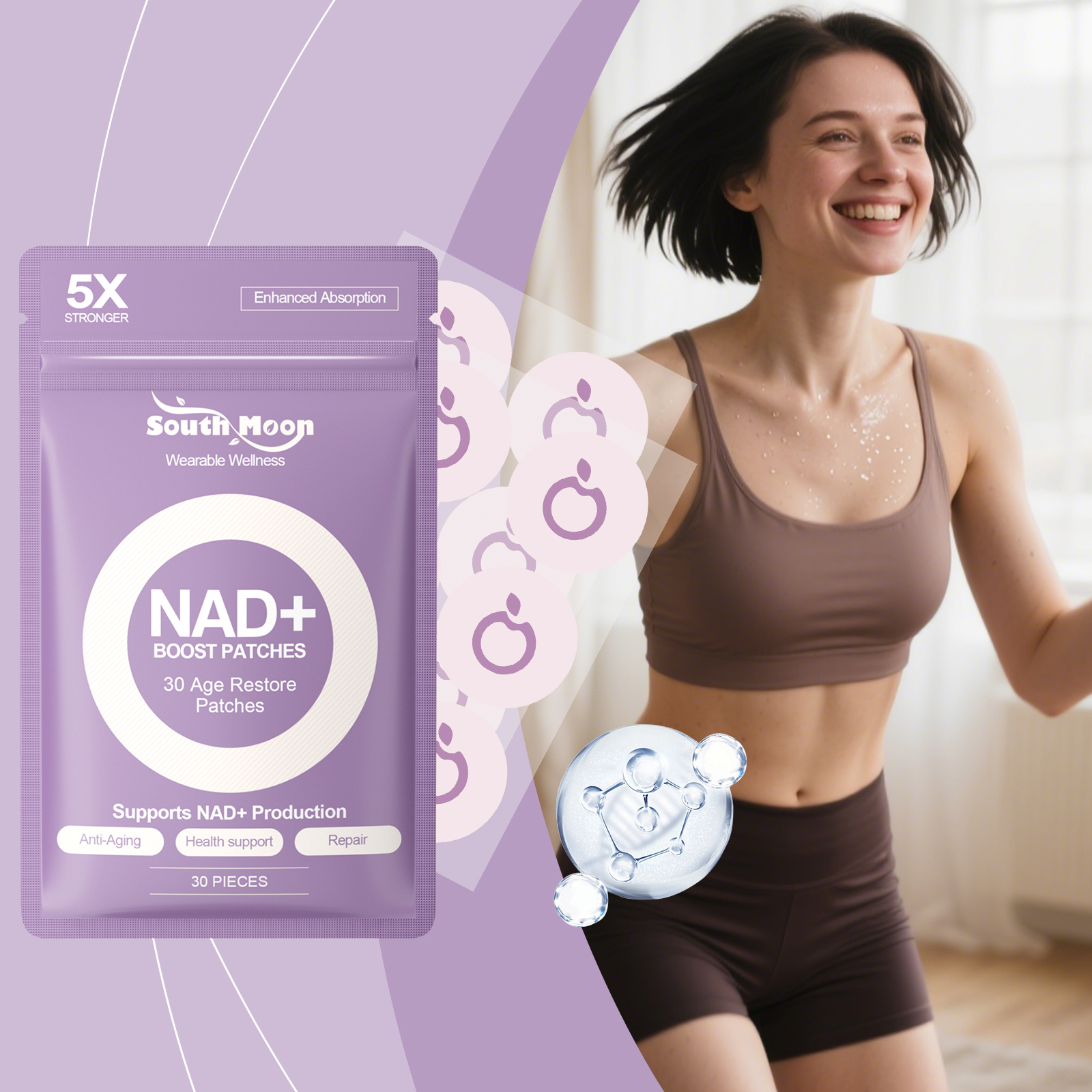 Soothing Herbal Repair Hydrating Patch to Strengthen Skin Barrier and Provide Gentle Moisture Body Care
