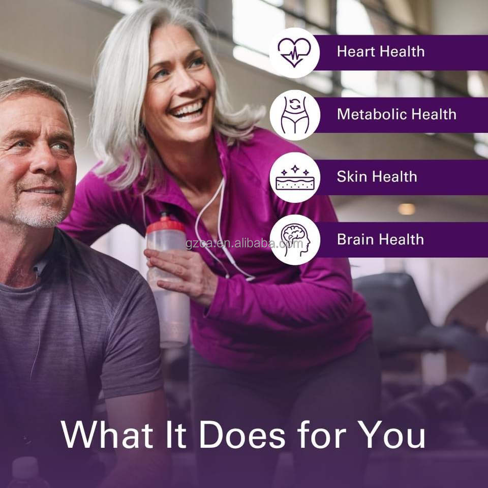 Resveratrol Capsules Antioxidant Supplement Promote Cellular Repair Support Brain and Heart
