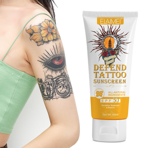 ELAIMEI Travel Size Tattoo Aftercare Sunscreen Cream,organic Natural Ingredients Private Label Organic Tattoo Sunscreen Spf 30