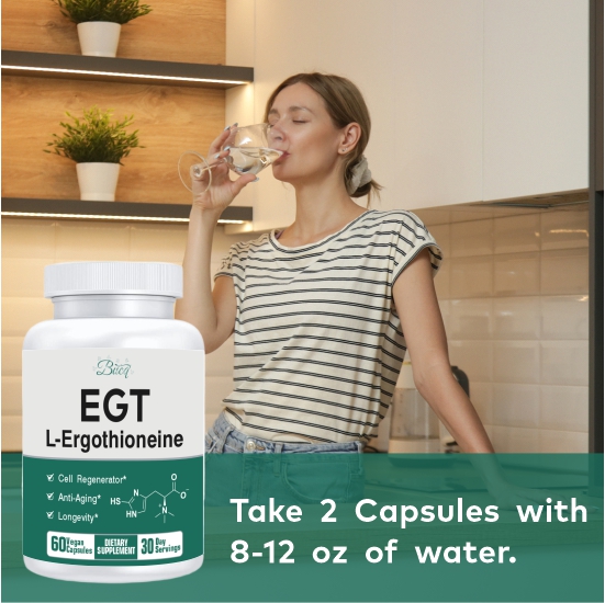 OEM Cell Regenerator Anti-aging Longevity Egt L-ergothioneine Capsule