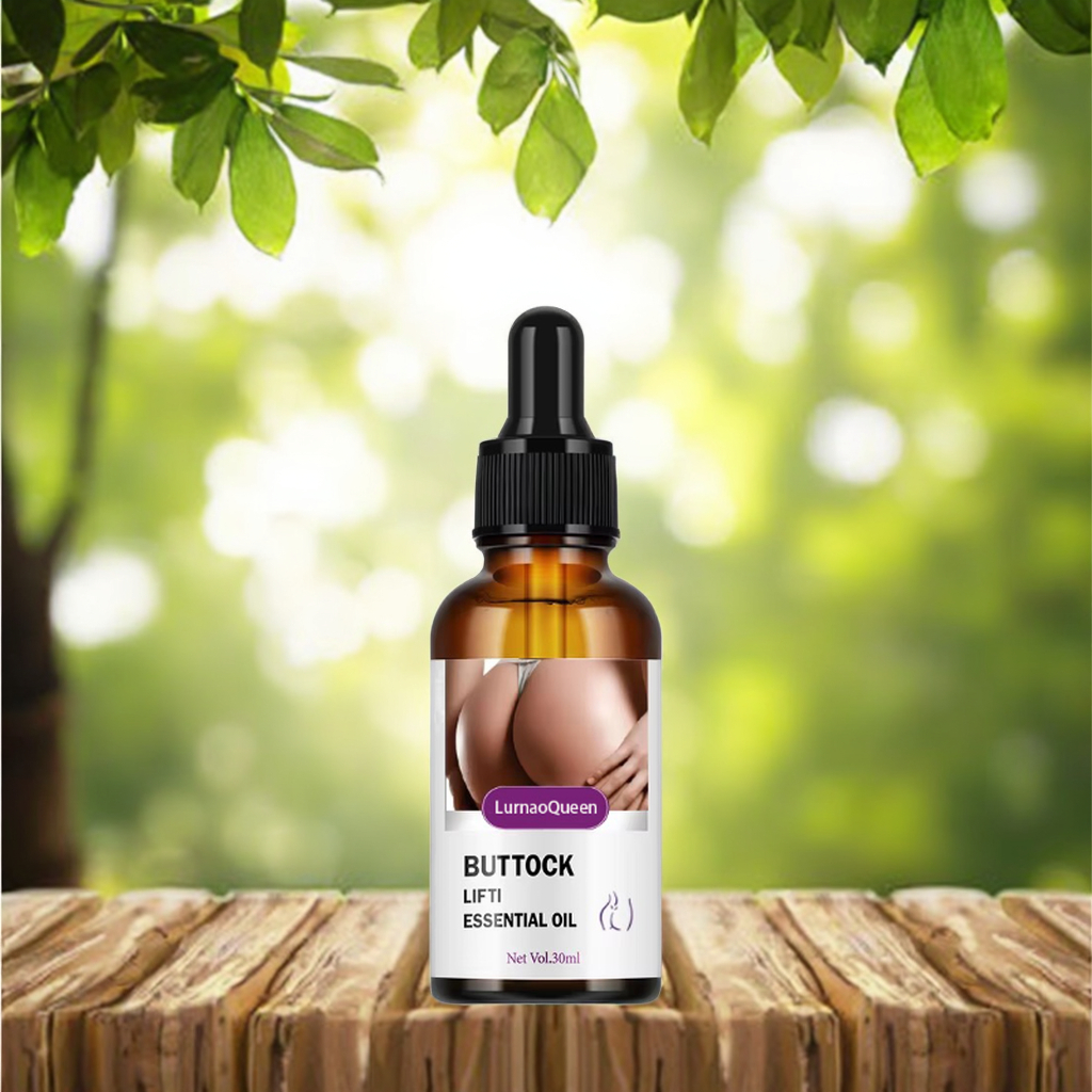 LumaoQueen Natural Buttock Lifting Essential Oil Hip Lift up Firming Massage Oil Big Butt Plumpy Serum for Curvy Body Beauty