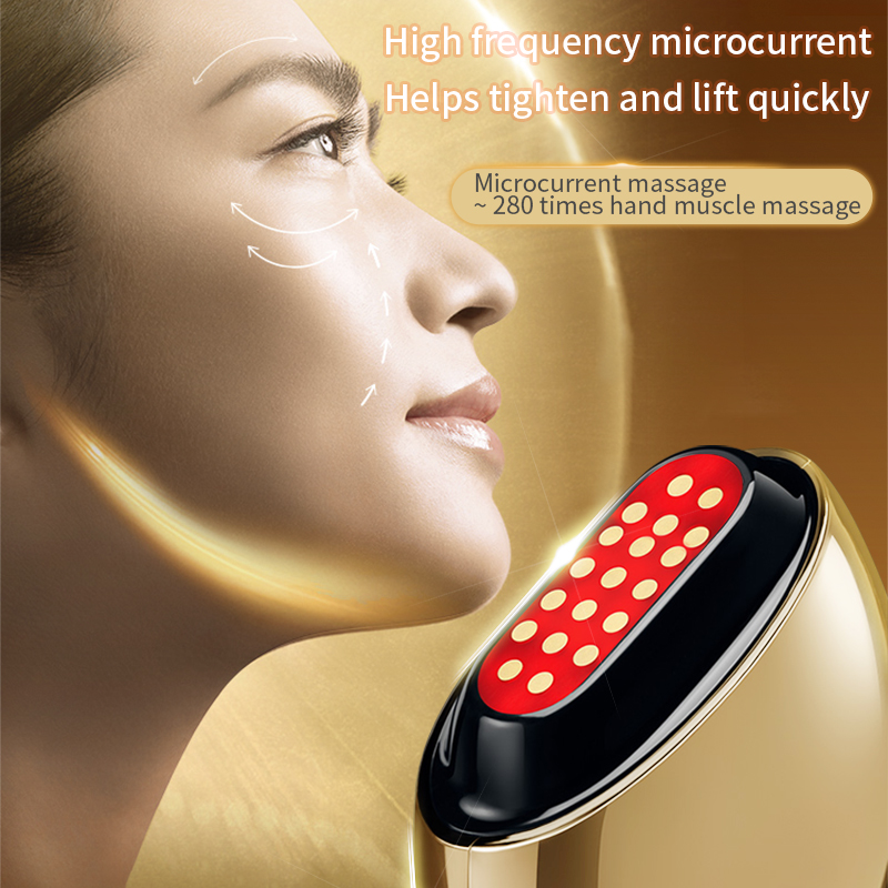 Gold Dot Matrix Beauty Instrument Wrinkle Removal Skin Tightening Device for Facial Lifting Collagen Skin Rejuvenation Tool