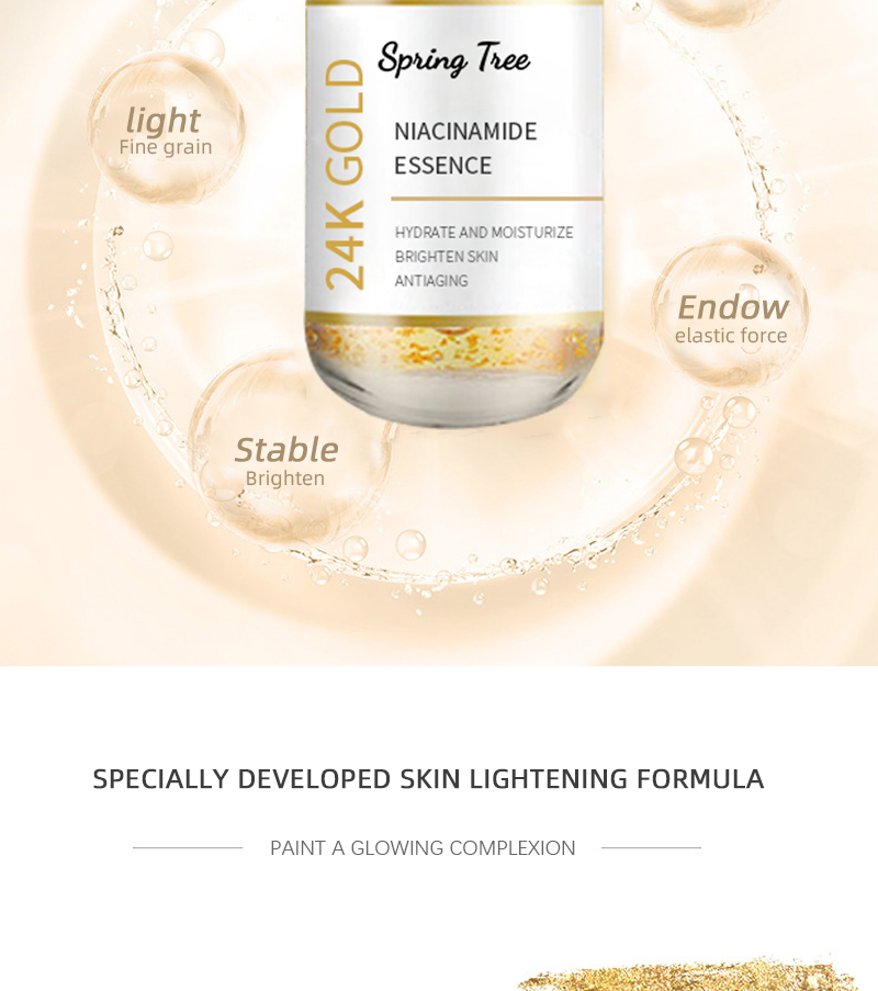 Private Label Anti Aging Serum Face Skin Care Nicotinamide Whitening Wrinkle Acne Dark Spot Remover Face Care Serum