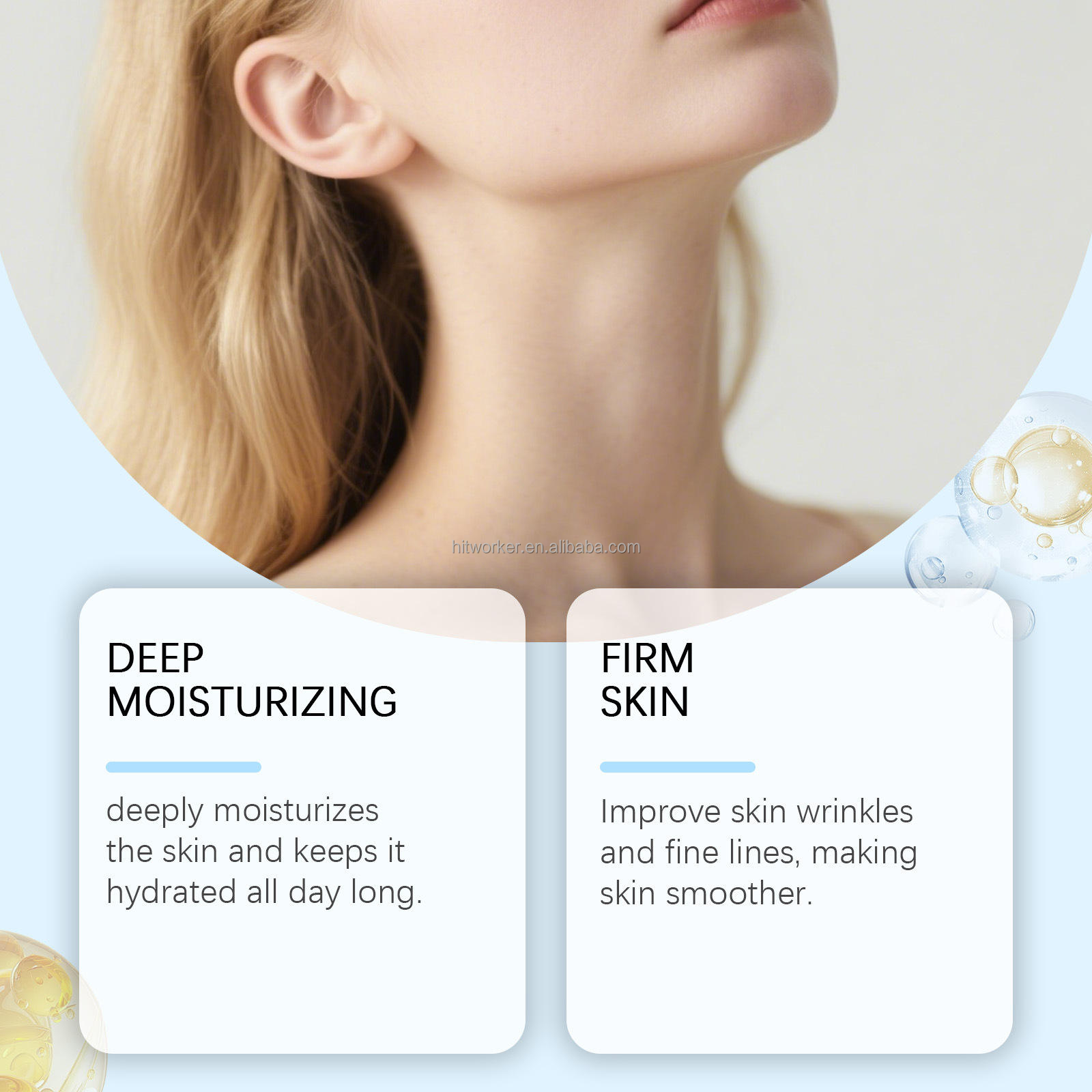 Natural Vegan Face Body Moisturizer Firming Anti-Aging Vitamin E Manuka Honey Copper Peptides GHK-Cu Blue Balm Skin Brightening