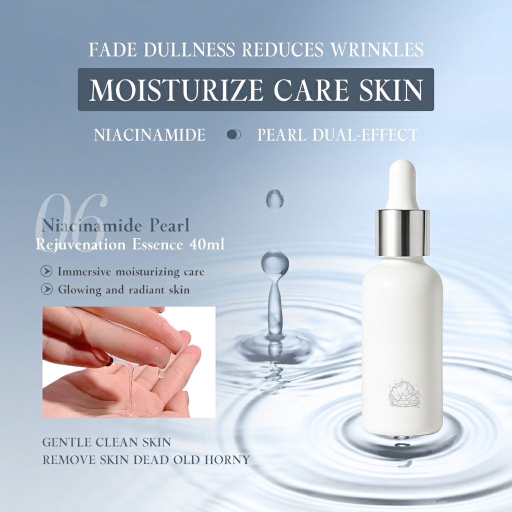 Wholesale Free Sample Beauty Salon 7 Days Whitening Suitable for Late-Night Dull Skin Pearl Whitening Moisturising Skin Care Set