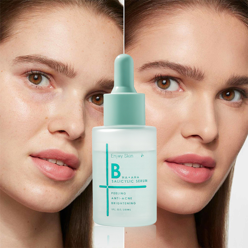 Private Label Face Care Quickly Absorption Deep Hydration Brightening Glow BHA AHA Salicylic Acid for Face Serum