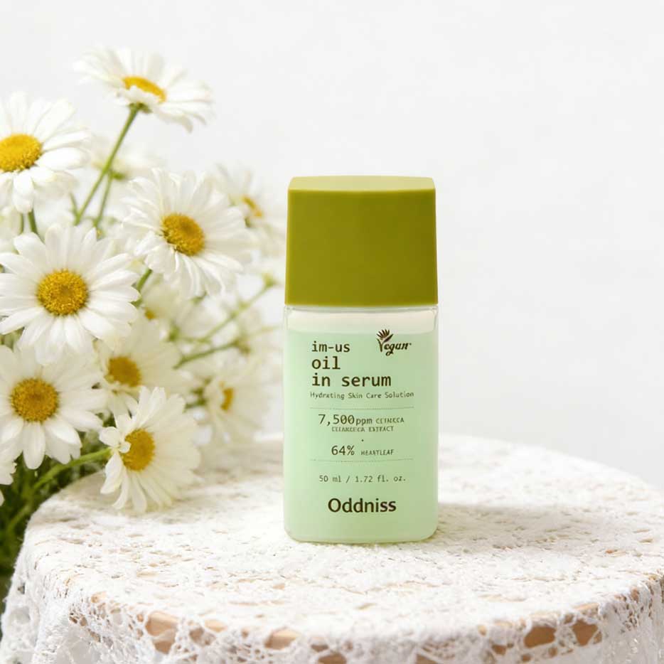 Oddniss Oil Serum Acne Control Heartleaf Water Face Serum Sebum Regulation Pore Minimizing Anti Blemish Clarifying 50ml for