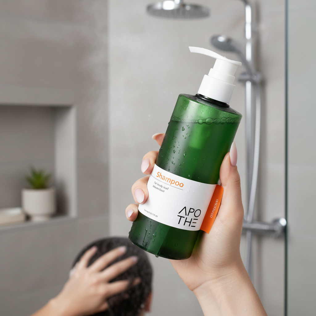 [SAMPLE] Apothe Sebum Control Shampoo 300ml Oil-Control Oily Hair Scalp Liquid Concentrated Deep Cleansing Refreshing Unisex