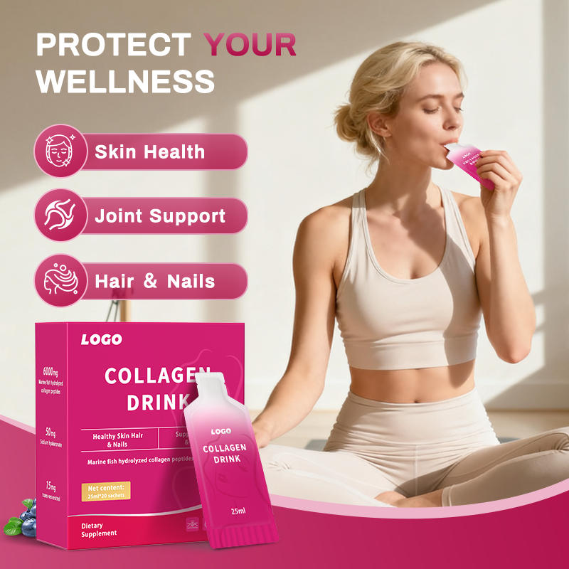 Glowing Brightening Skin Marine Collagen Powder Glutathione Beauty Milk Collagen Drink Marine Collagen Supplement for Skin