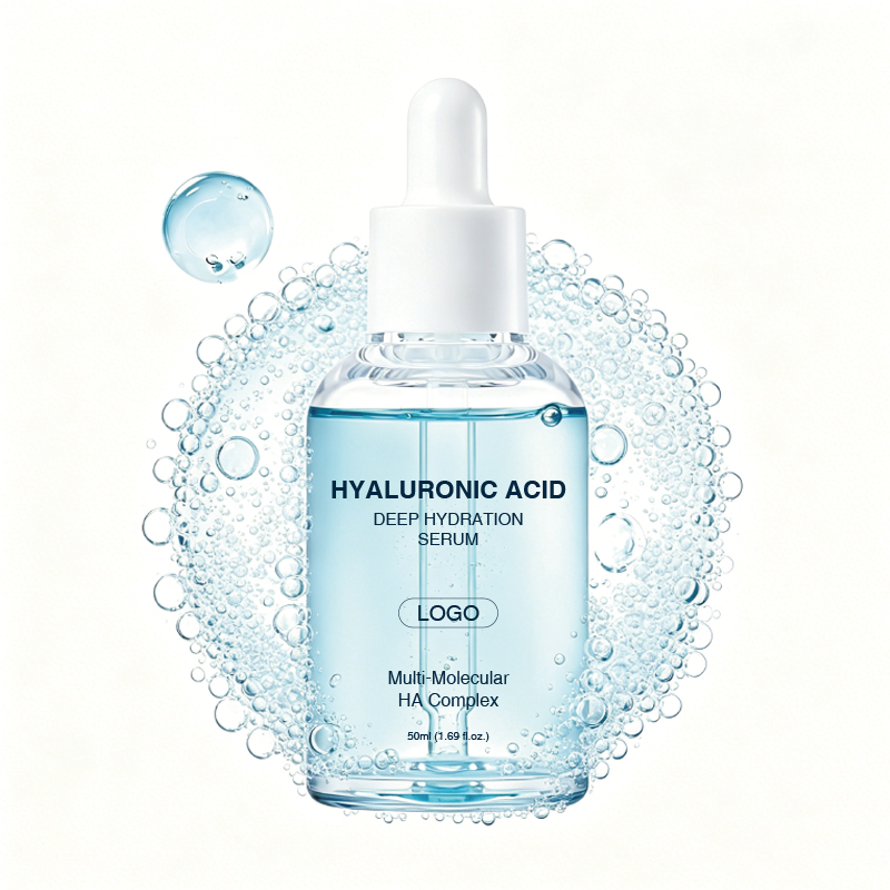 OEM Hydrating Moisturizing Soothing Repairing Deep Penetrating Plumping Anti Aging Brightening Pure Hyaluronic Acid Face Serum