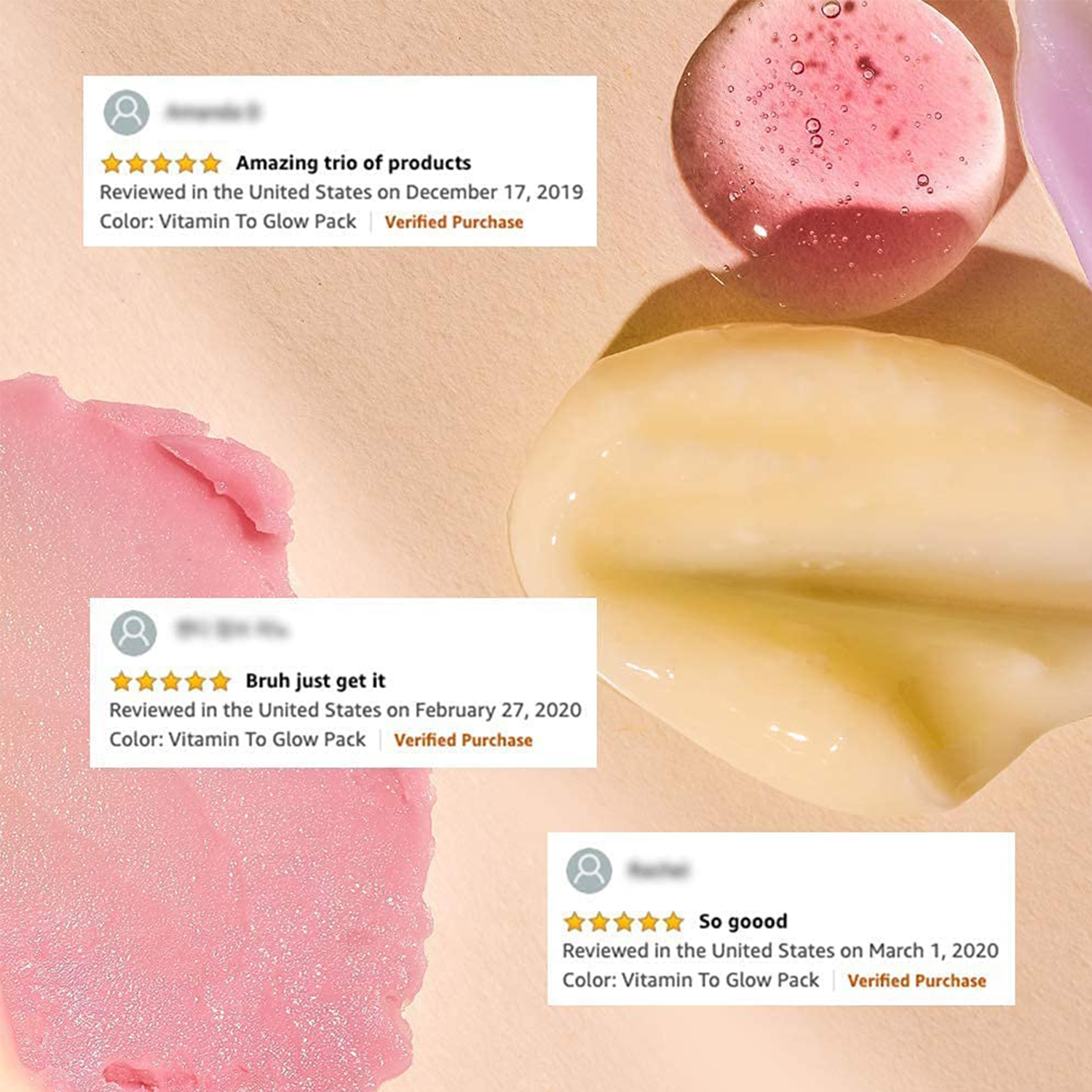 Hot Selling Brightening Vitamin Glycerin To-Glow Pack Organic Moisturizing Skin Care Set for Christmas Birthday Gifts