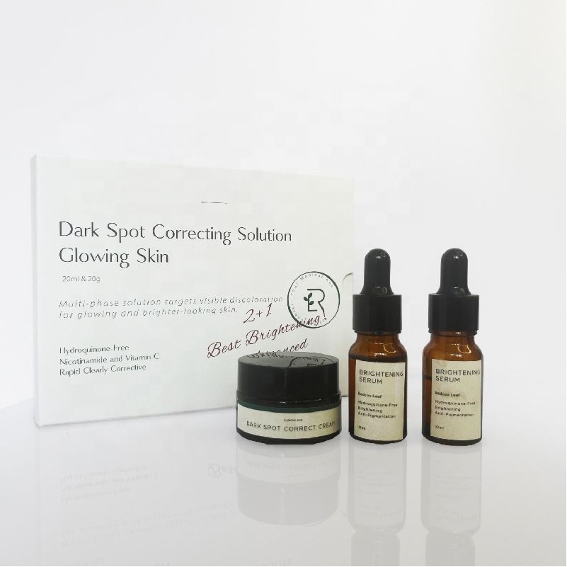 OEM Custom Factory Vegan Vitamin C Cruelty Free Organic Brightening Dark Spot 50ml Face Serum Beauty Routine