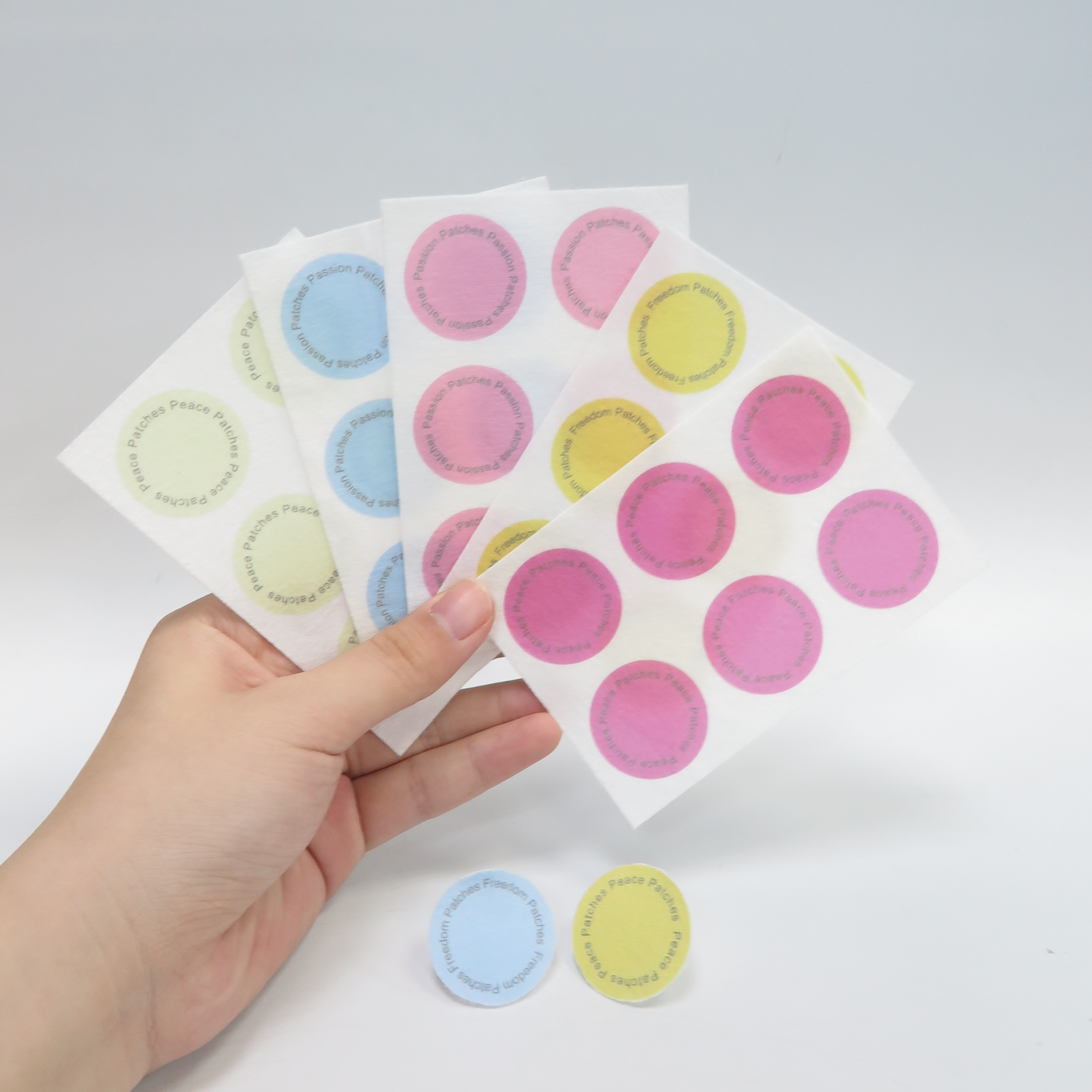 Wellness Essential Oil Scented Wellness Patch For Stress Relief And Health Aromatherapy Custom Design Aroma Sticker Patch
