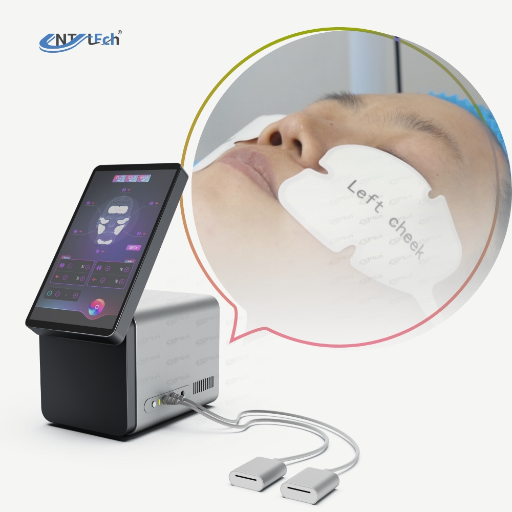 Desktop Face Lifting Device Stainless Steel Neck &amp; Skin Tightening Wrinkle Remover Facial Sculpting EU Plug Compatible