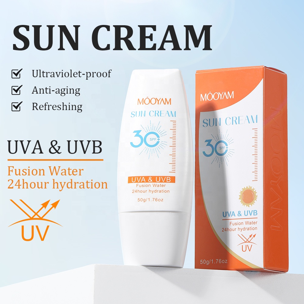 Wholesale Sunblock After Sun Repair Sun Cream Organic Mineral Zinc Mini Tinted SPF 30 Sunscreen