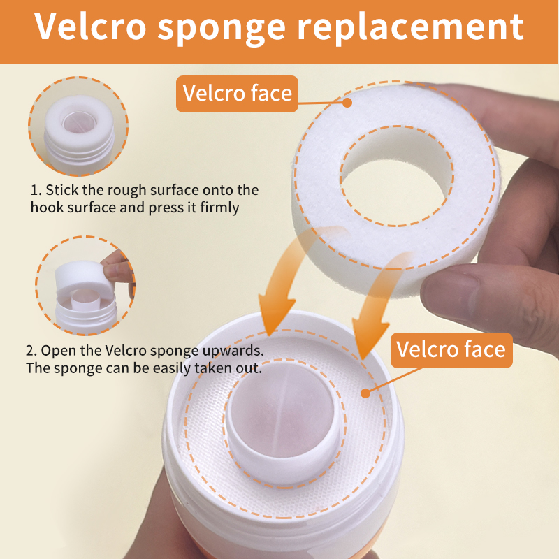 Custom Portable Plastic Sunscreen Applicators Rotating Roller Kids Sunscreen Roller Applicator Sunscreen Applicator With Sponge