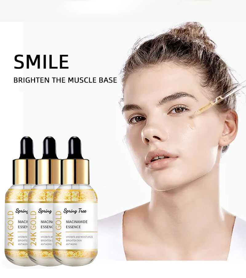 Private Label Anti Aging Serum Face Skin Care Nicotinamide Whitening Wrinkle Acne Dark Spot Remover Face Care Serum