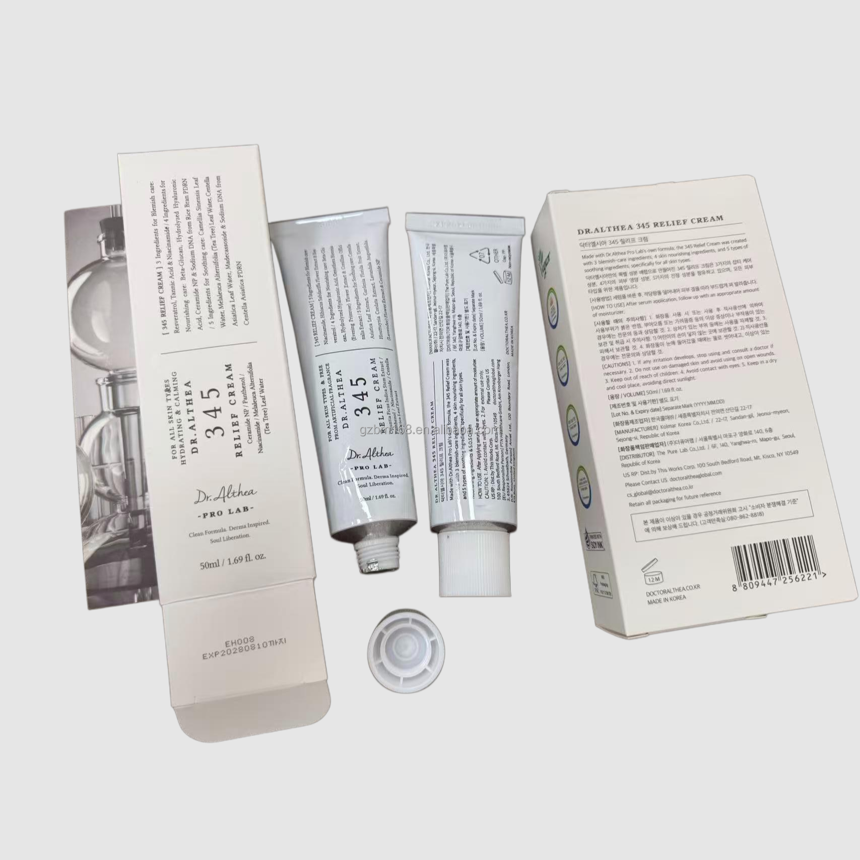 New Dr 345 147 Cream Set | Daily Soothing &amp; Recovery Skin Barrier Care for All Skin Types