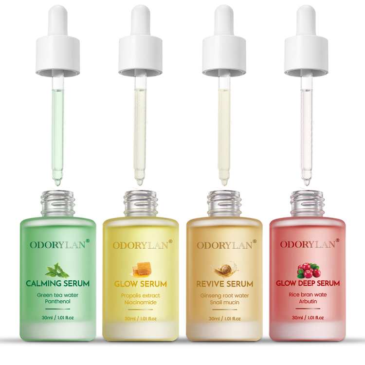 Calming Serum Green Tea Panthenol Soothing Moisturizing Sensitive Acne-Prone Skin Daily Korean Skin Care for Men and Women