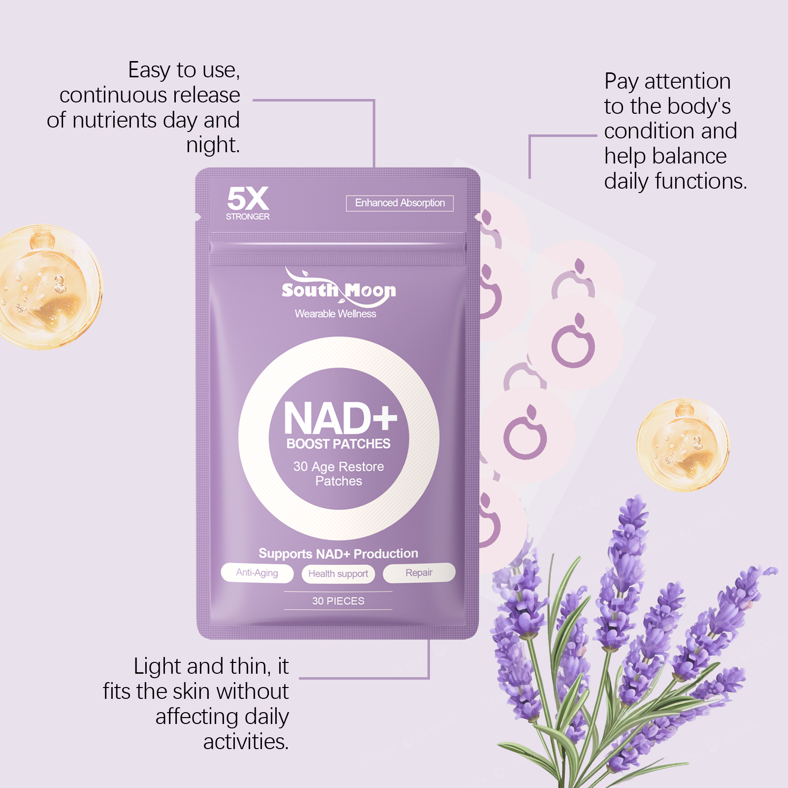 Soothing Herbal Repair Hydrating Patch to Strengthen Skin Barrier and Provide Gentle Moisture Body Care