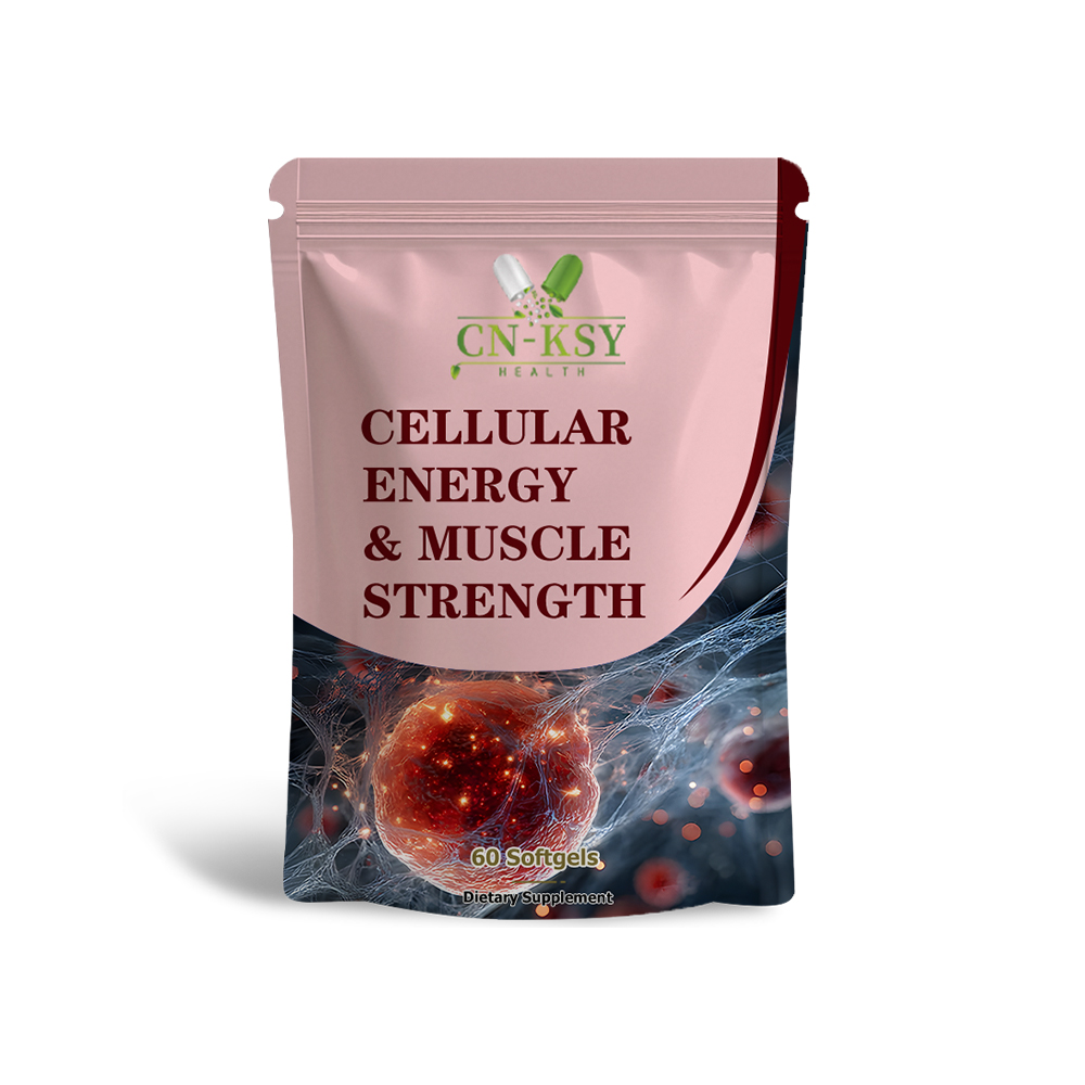 Factory Custom Cellular Energy &amp; Muscle Strength Softgels Support Cellular Renewal and Metabolism Enhancement