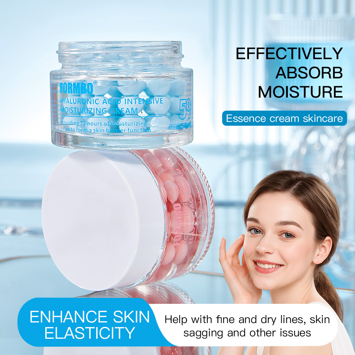 Private Label OEM Face Cream Nourishes Moisturizes Brightens Exfoliates All Skin Types Bestseller Tiktok Brands OEM