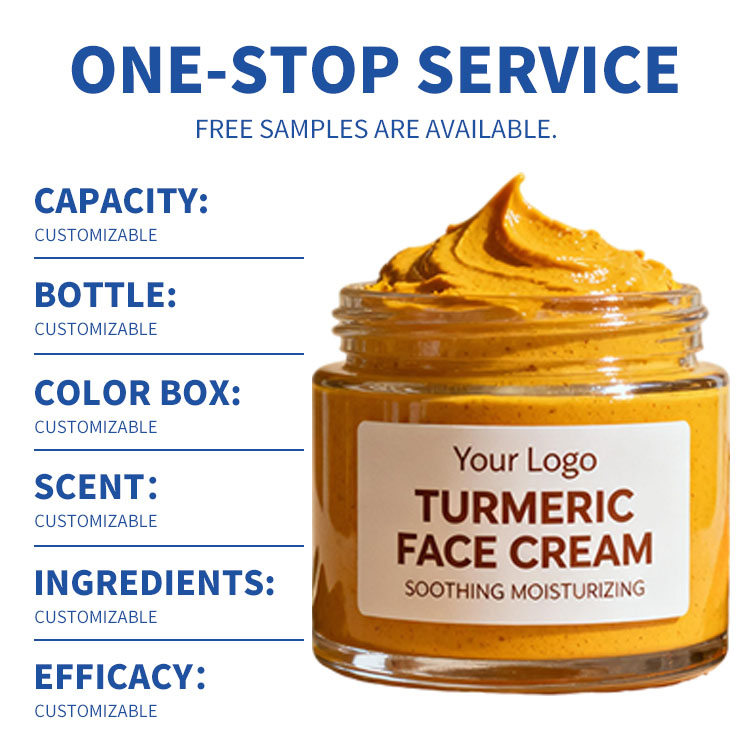 Deep Cleansing Brightening Oil Control Vitamin C Turmeric Face Cream for Combination Skin Body