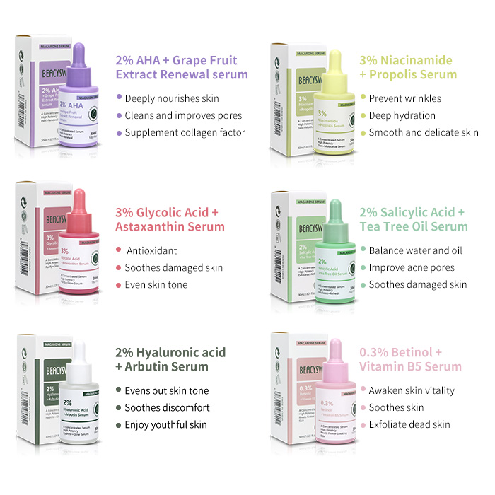 Wholesale Serum Brighten Whitening Tranexamic Acid Collagen Hyaluronic Acid Niacinamide VC AHA Exfoliating Skin Care Serum