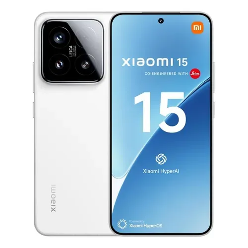 Xiaomi 15 12+512 Blanco Dual Sim Front View