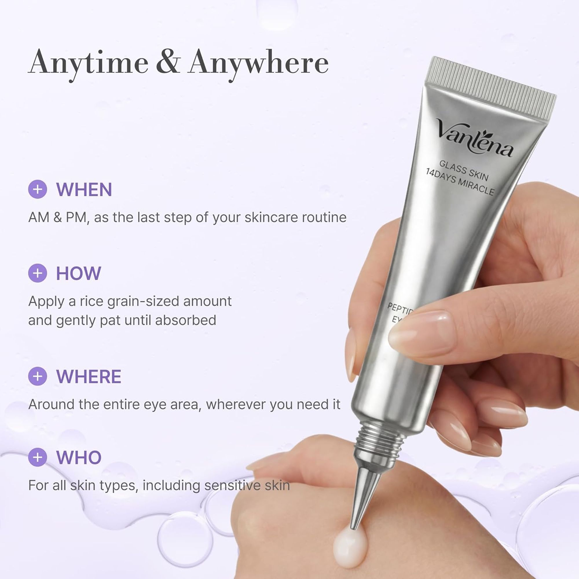 OEM/ODM Peptide Matrix Eye Cream Firming Lifting Matrixyl 3000 Ginseng Centella Smooth Wrinkles Dark Circles 0.5oz