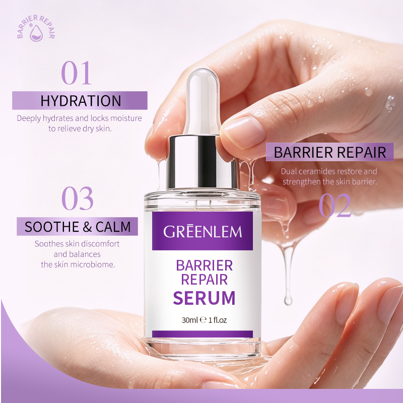 GREENLEM Barrier Repair Serum Moisturizing Soothing Face Serum Strengthen Skin Skincare OEM