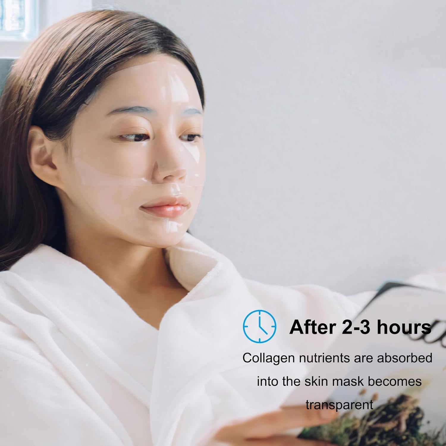 Korean Cold Collagen Hyaluronic Acid Glow Mask Disappearing Firming Mask for Anti-Aging Deep Hydration OEM/ODM