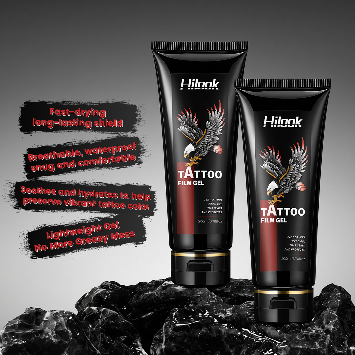 Transparent Protective Layer Skin Barrier Support Smooth Application Healing Repair Moisture Tattoo Aftercare Tattoo Film Gel