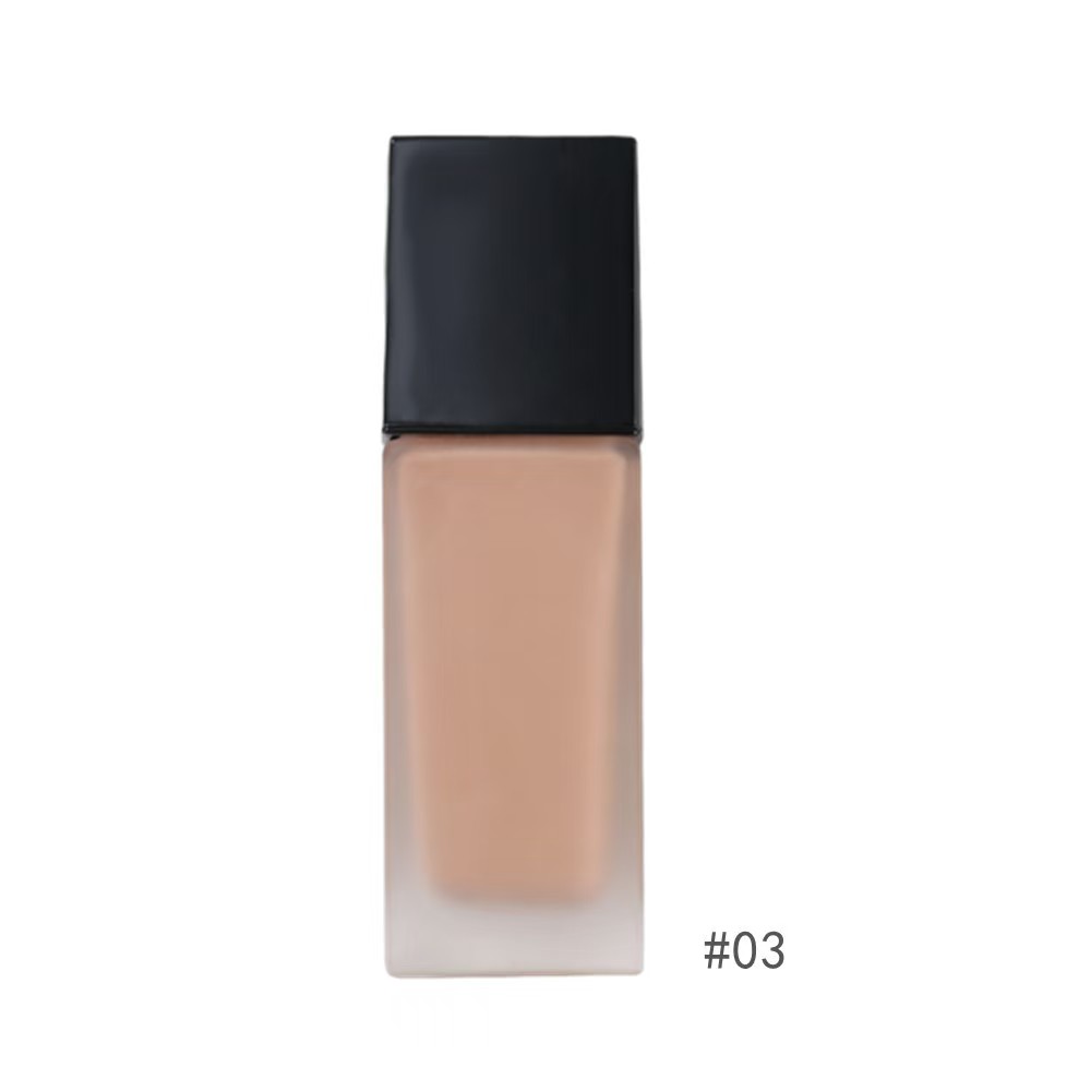 Face Makeup Waterproof Whitening Moisturizer Liquid Foundation Mirror Pore Minimizing Anti-Wrinkle Full Coverage Oil Control