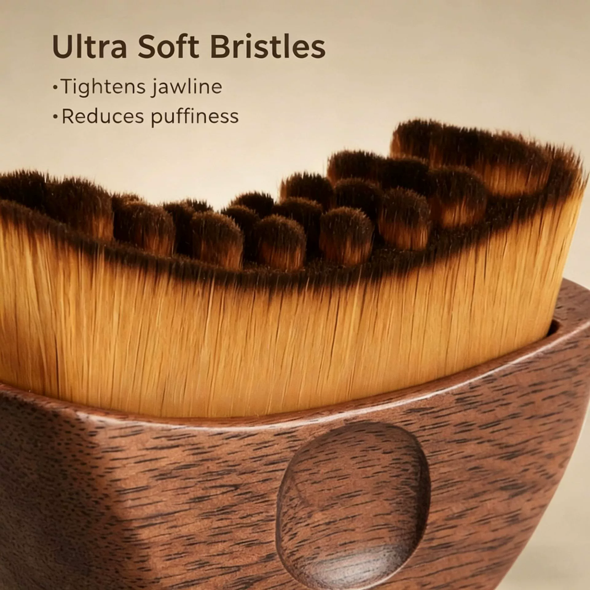 New Lymphatic Contour Oval Wood Face Brush 50g Lymphatic Drainage Device For Face Body Chin Jawline Designed To Fit Skin