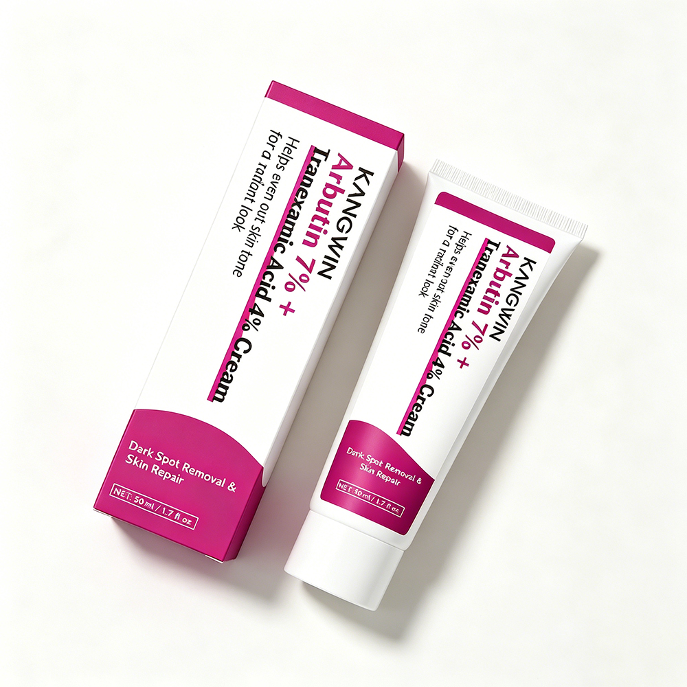 Cross-Border 7% Arbutin + 4% Tranexamic Acid Cream 50ml Neutral Packaging for Women Day Use Dark Spot Removal &amp; Skin Repair