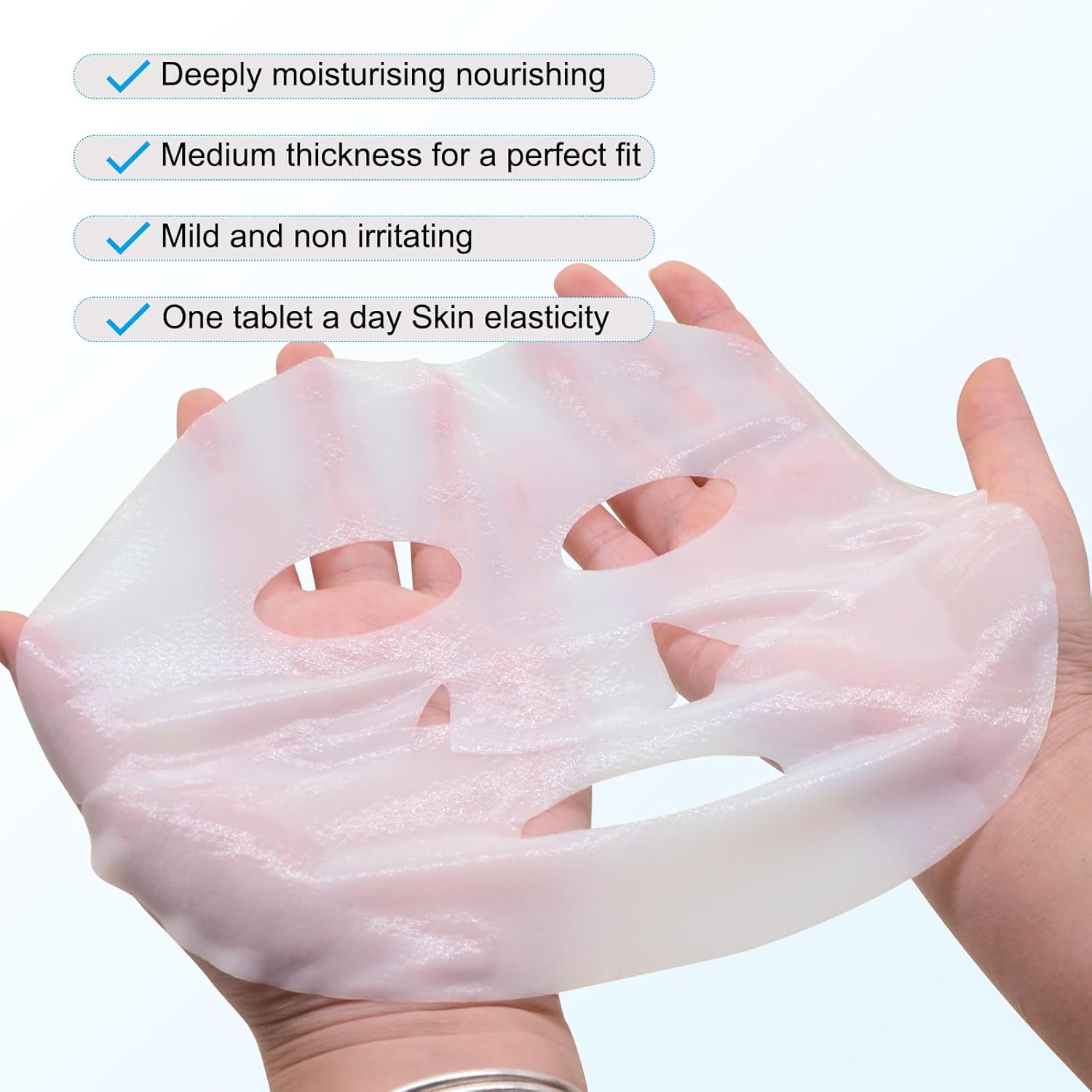 Korean Cold Collagen Hyaluronic Acid Glow Mask Disappearing Firming Mask for Anti-Aging Deep Hydration OEM/ODM