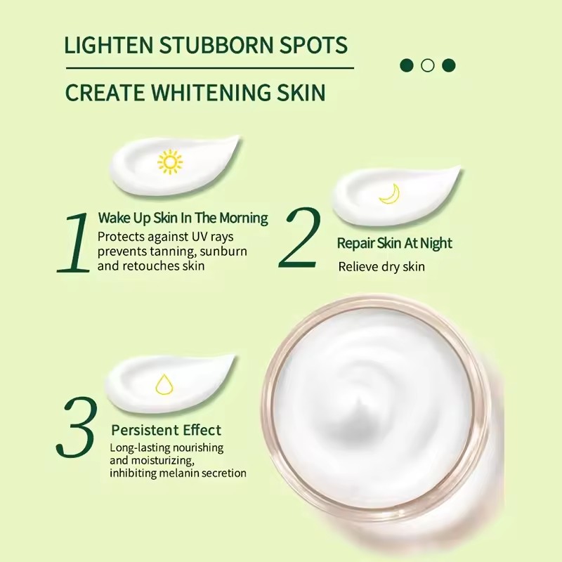 Nicotinamide Hyaluronic Acid Dark Spot Corrector Vitamin E Day Night Brightening Cream for Private Label OEM/ODM