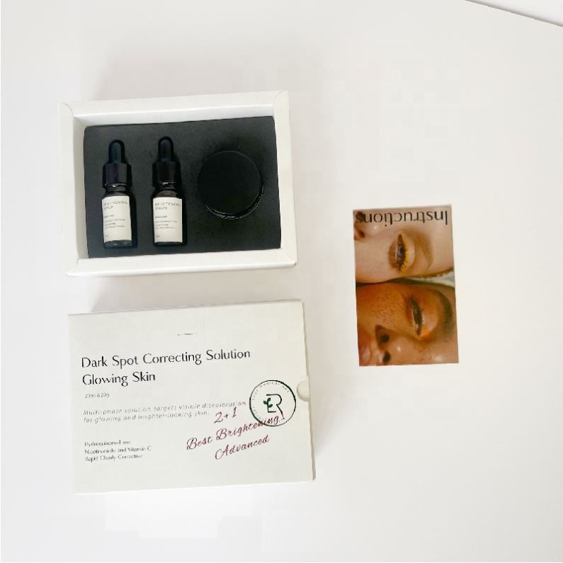OEM Custom Factory Vegan Vitamin C Cruelty Free Organic Brightening Dark Spot 50ml Face Serum Beauty Routine